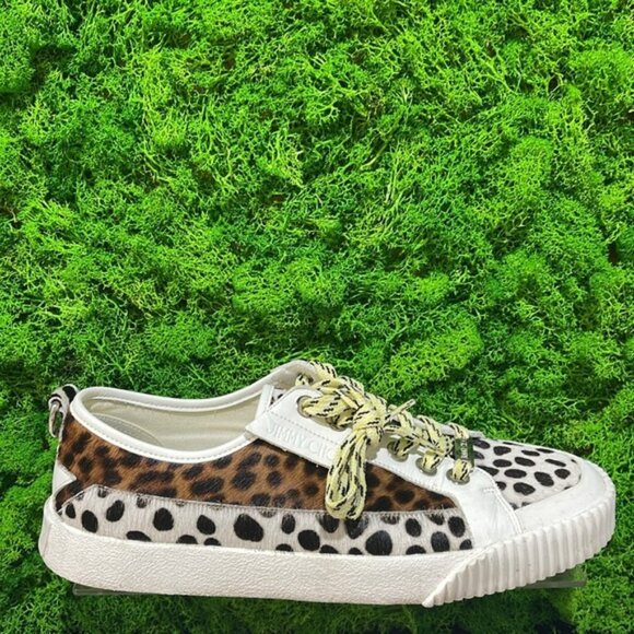 Jimmy Choo Impala Animal Print Low-Top Sneakers - Picture 10 of 11